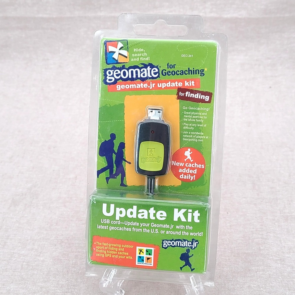 Geocaching GPS Update Kit Geomate Jr USB Geocache Locations Caches Added Daily